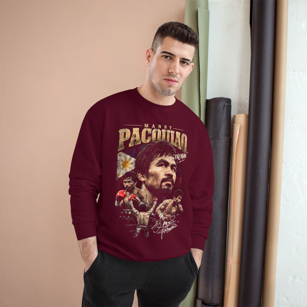 Retro Champion Tribute- Boxing Tribute Crewneck
