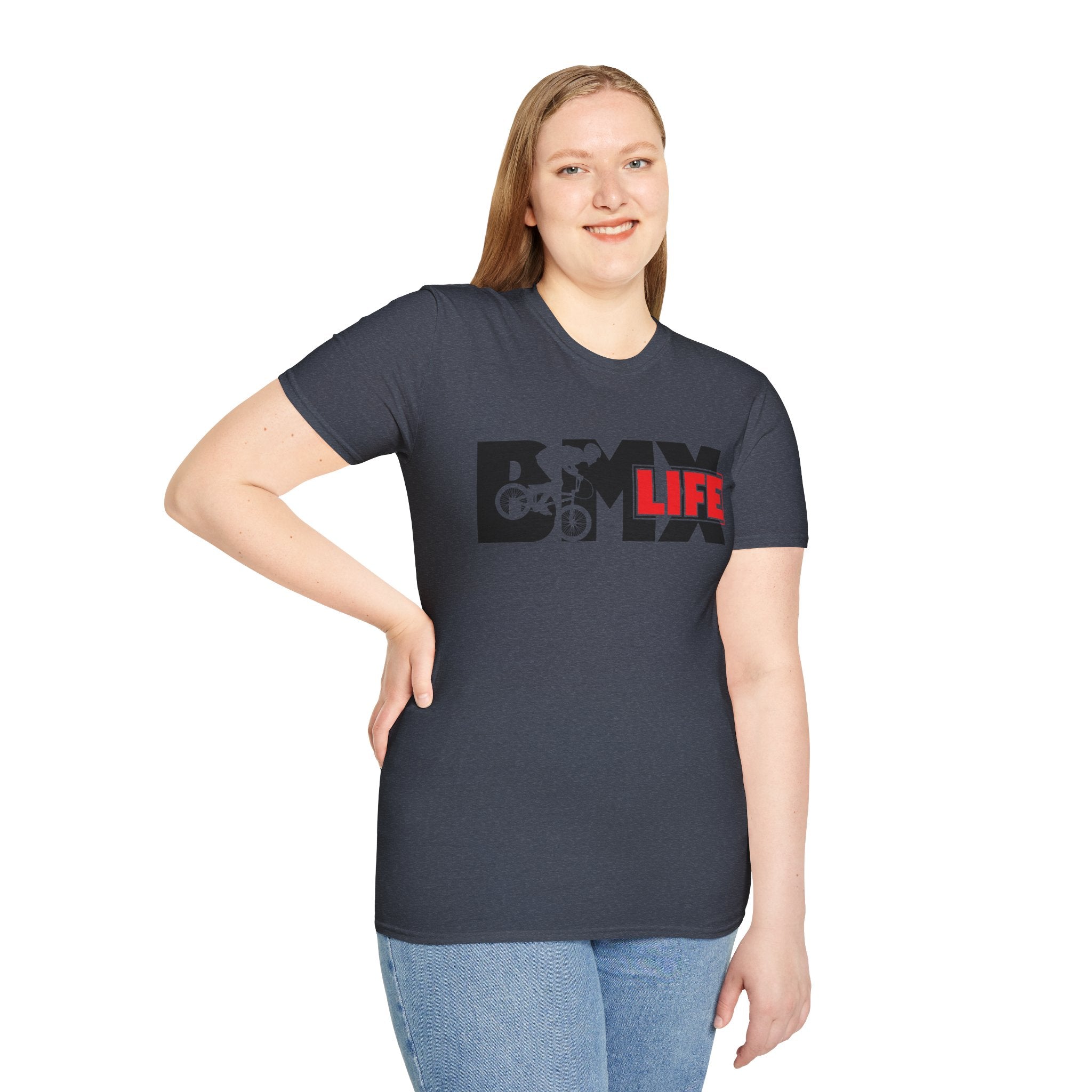 Rad- Life T-Shirt — Motocross Rider Tee with Back Number 33