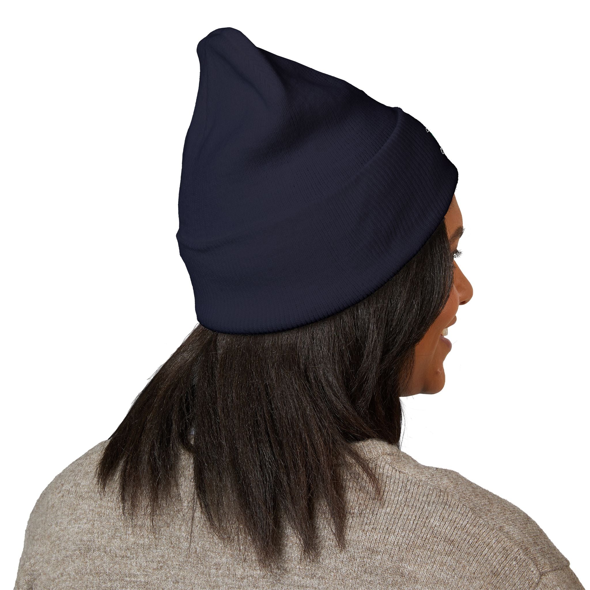 Henny-Embroidered "Fish & Friends Game Shack" Classic Cuffed Beanie — Winter Knit Hat