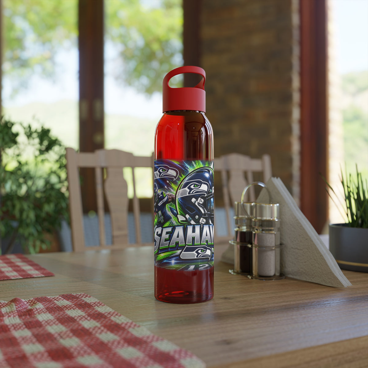 ZzTeam-Helmet Graphic Water Bottle