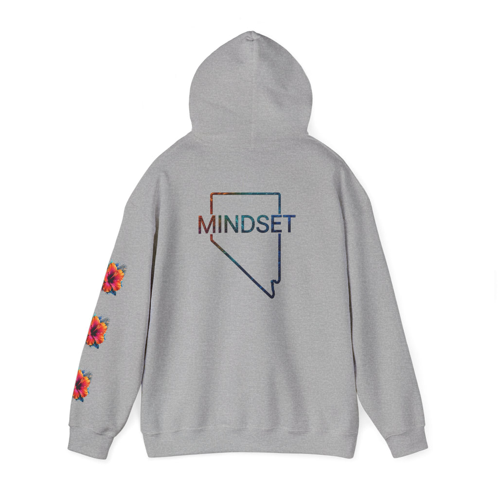 Tiff-Mindset Nevada Floral Hoodie — ‘Dream Believe’ Graphic Pullover