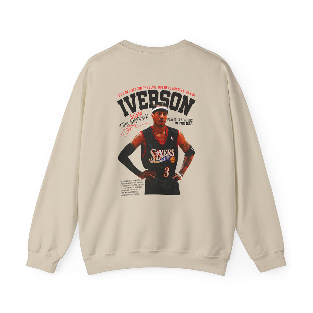Retro-Allen Iverson Retro Crewneck Sweatshirt