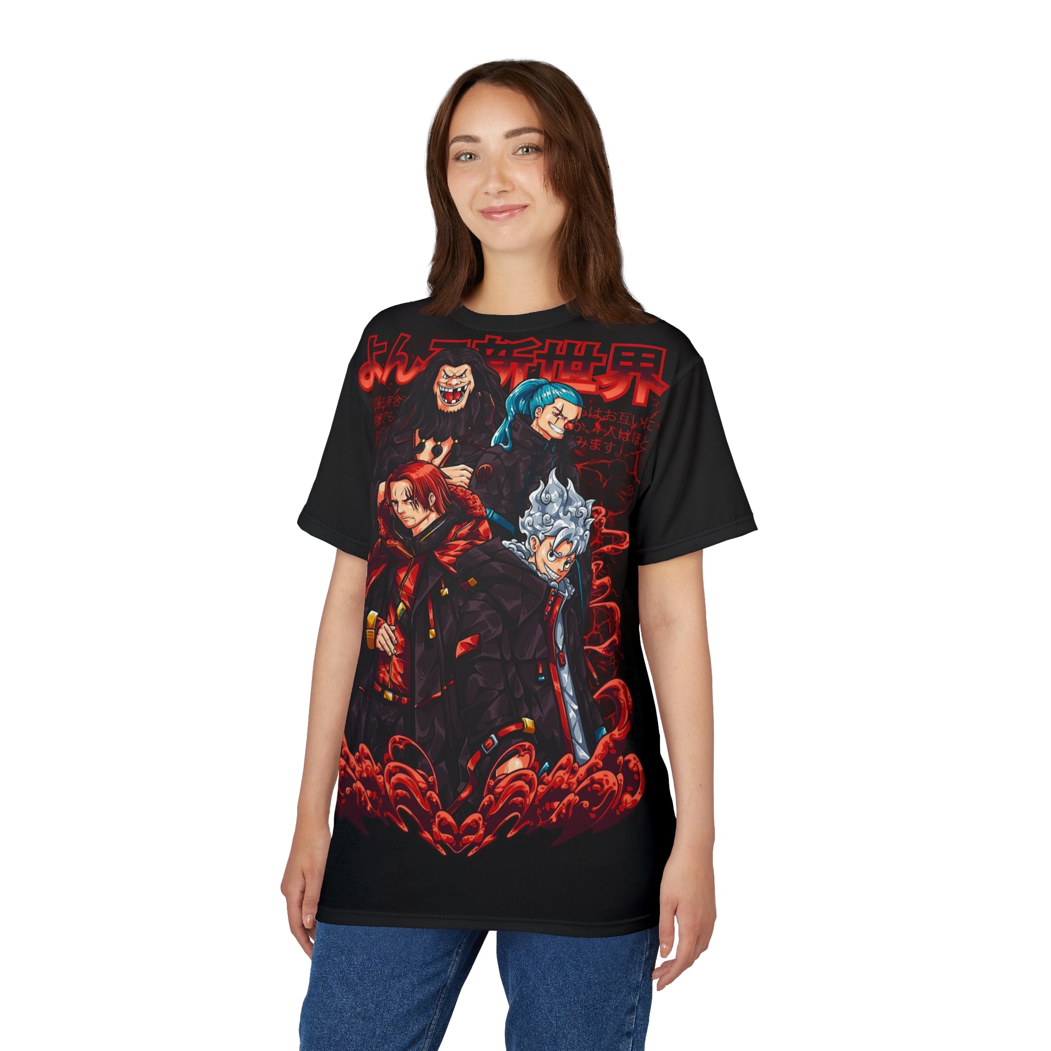 Anime - Graphic Tee — Japanese Kanji Dark Crewneck