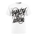 Streetwear- Loyalty or Nothing Tee — Edgy Barbed Wire Graphic T-Shirt