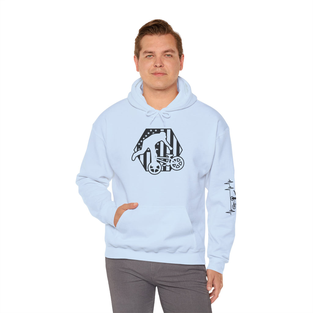 Rad-BMX Is Importanter Hoodie — Funny BMX Rider Sweatshirt