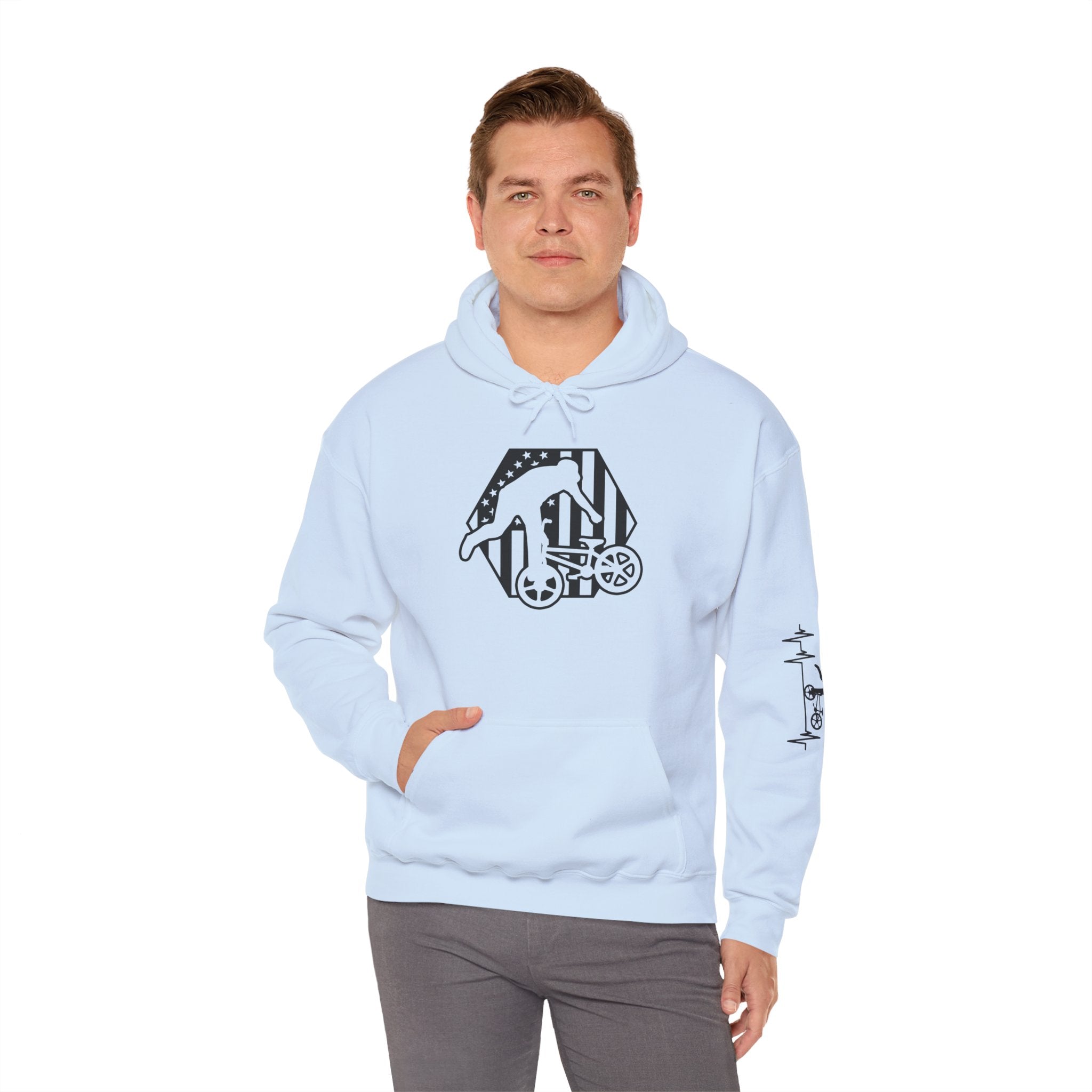 Rad-BMX Is Importanter Hoodie — Funny BMX Rider Sweatshirt