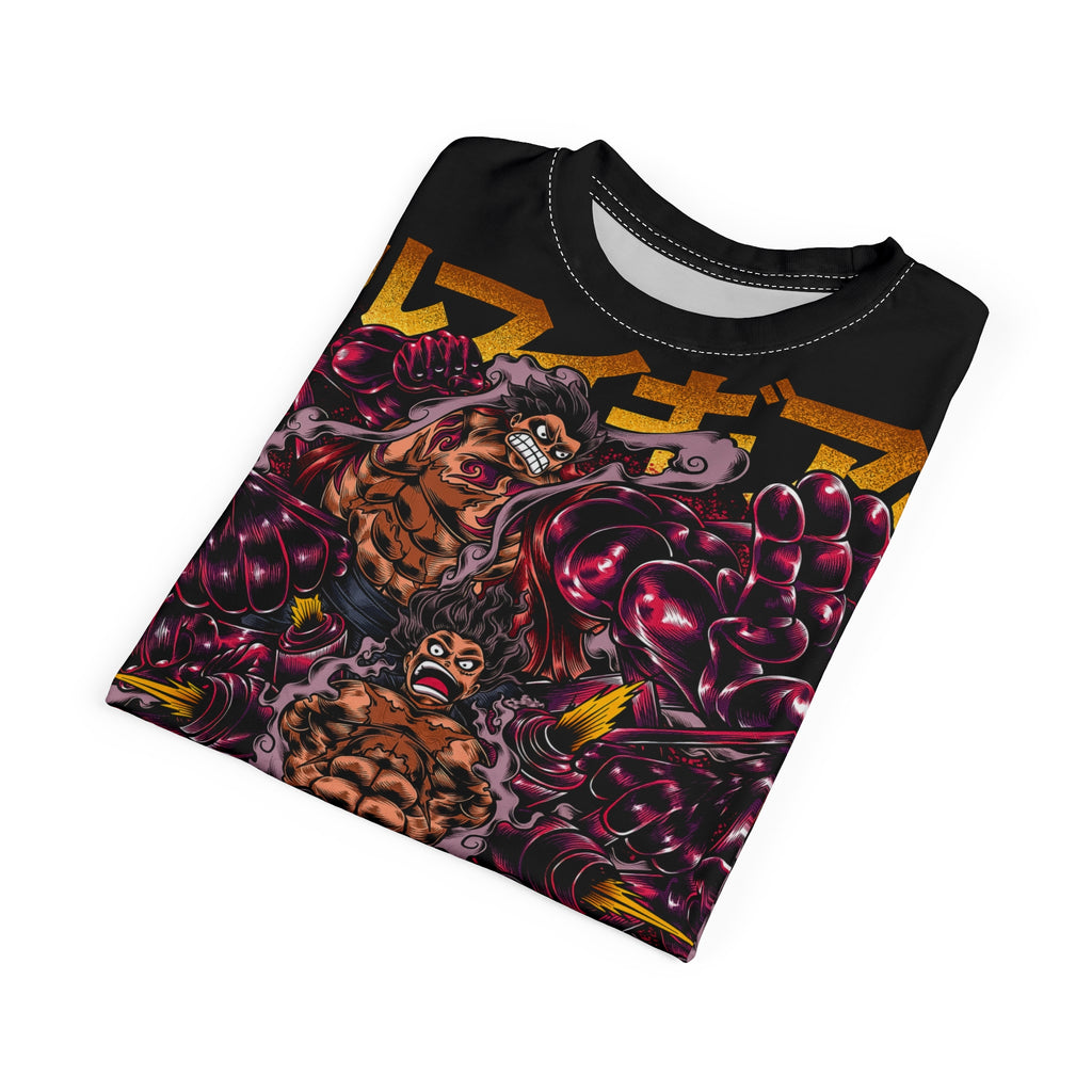 Anime- Pirate Crew Graphic Tee — Bold Japanese Text Design