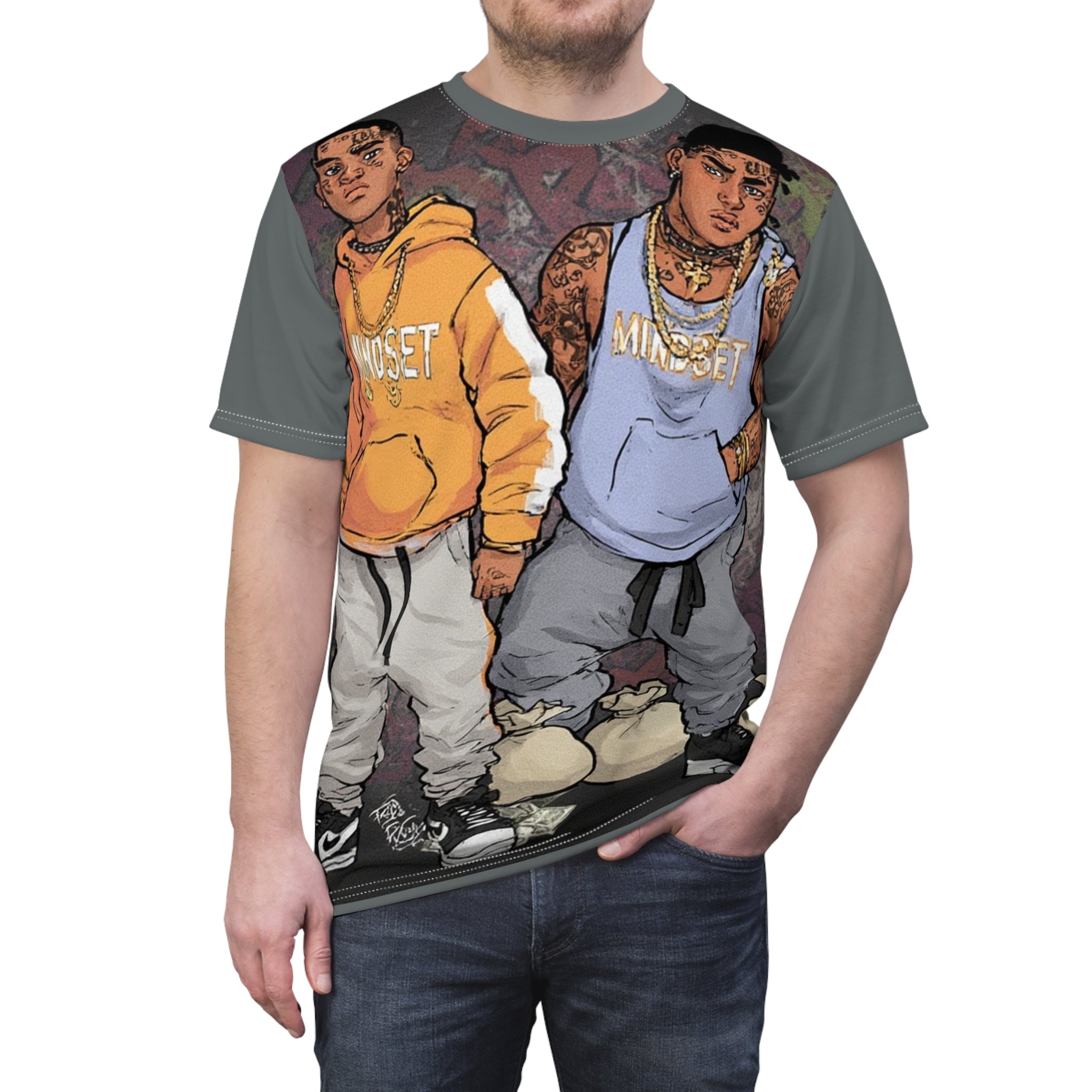 Mindset- Streetwear Tee — Urban Duo Graphic (Mindset Hoodies)