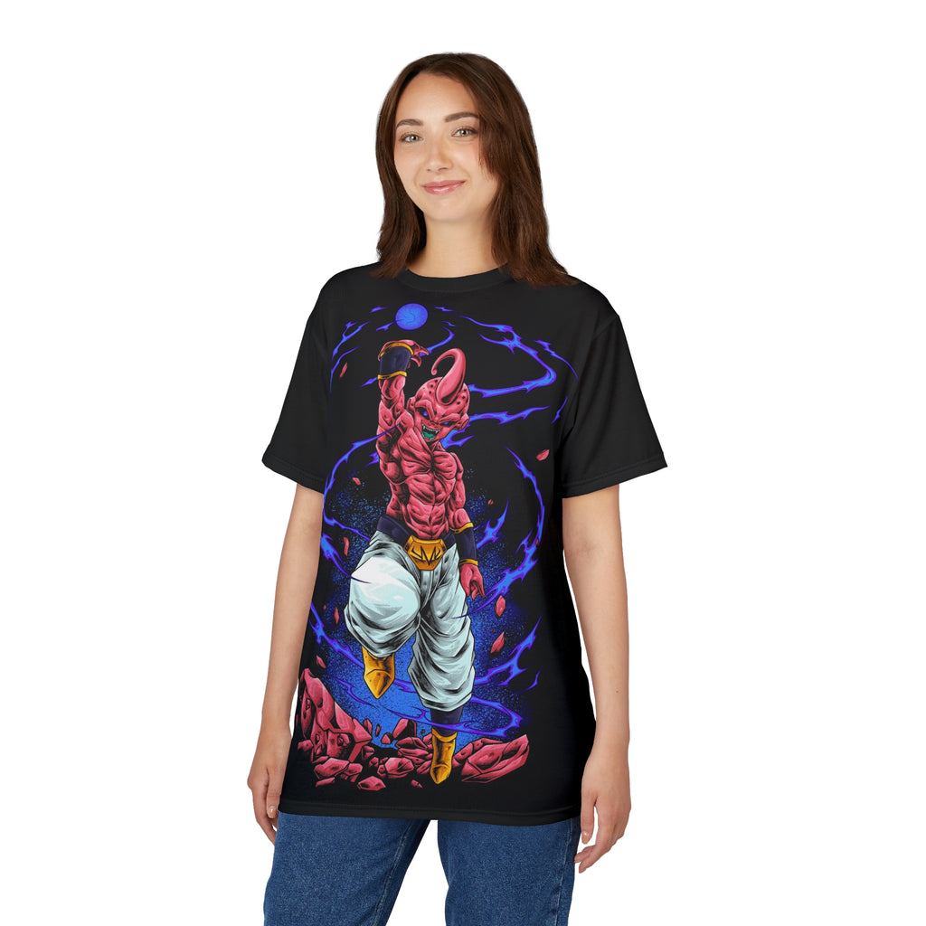 Dragon-Majin Buu Cosmic Power Tee — Anime Villain Graphic T-Shirt