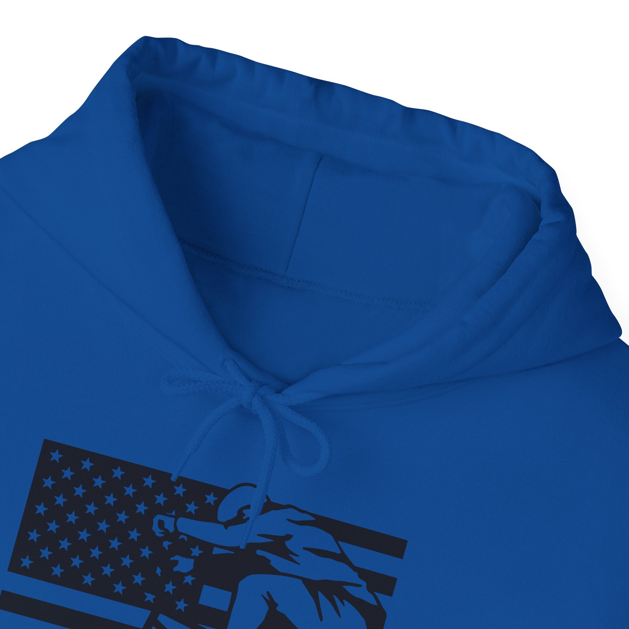 Rad-Biker American Flag Hoodie — 'Is My Bike Okay?' Graphic Hooded Sweatshirt