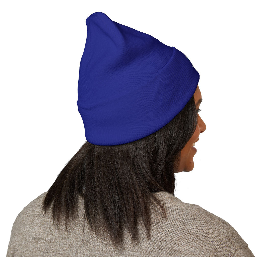 Henny-Embroidered "Fish & Friends Game Shack" Classic Cuffed Beanie — Winter Knit Hat