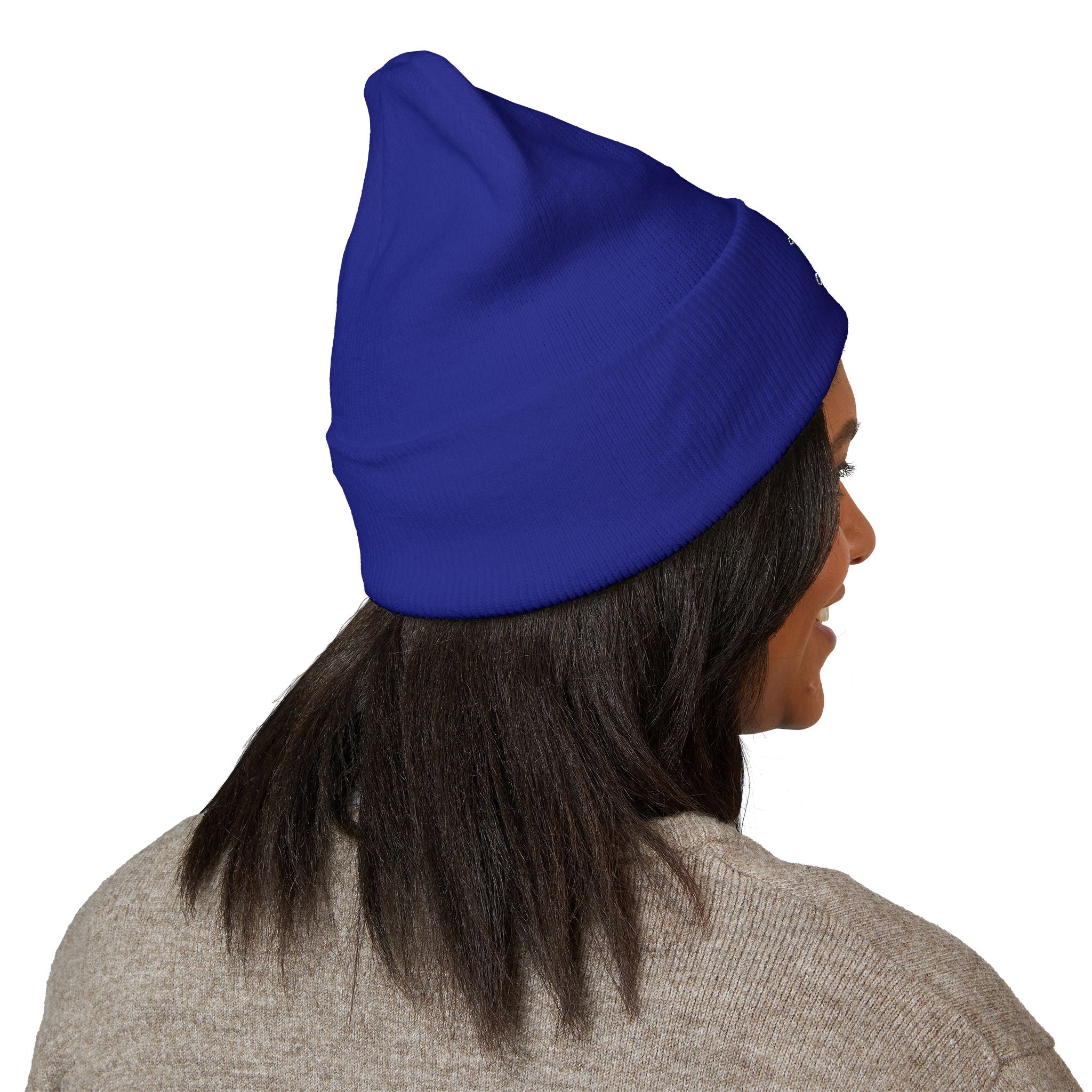 Henny-Embroidered "Fish & Friends Game Shack" Classic Cuffed Beanie — Winter Knit Hat