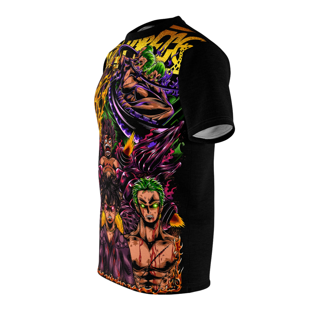Anime- Pirate Crew All-Over Print Tee — Bold All-Over Graphic Shirt