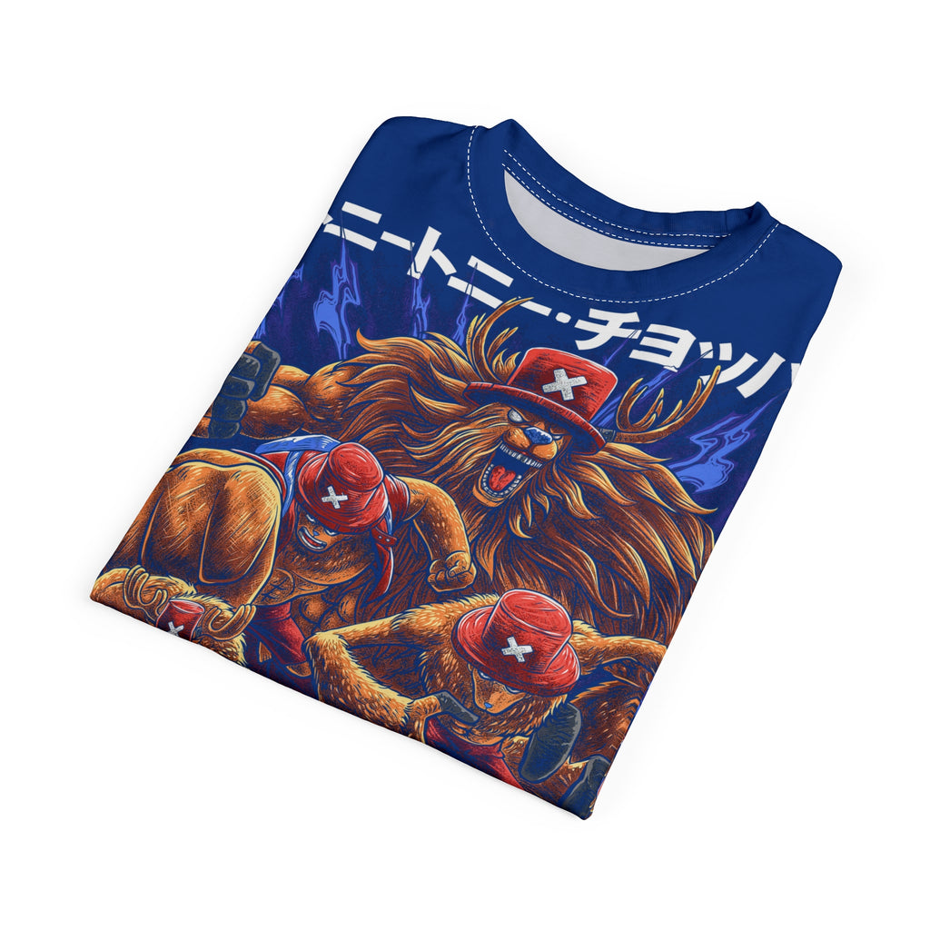 Anime- Graphic Tee — Anime Pirate Crew All-Over Print
