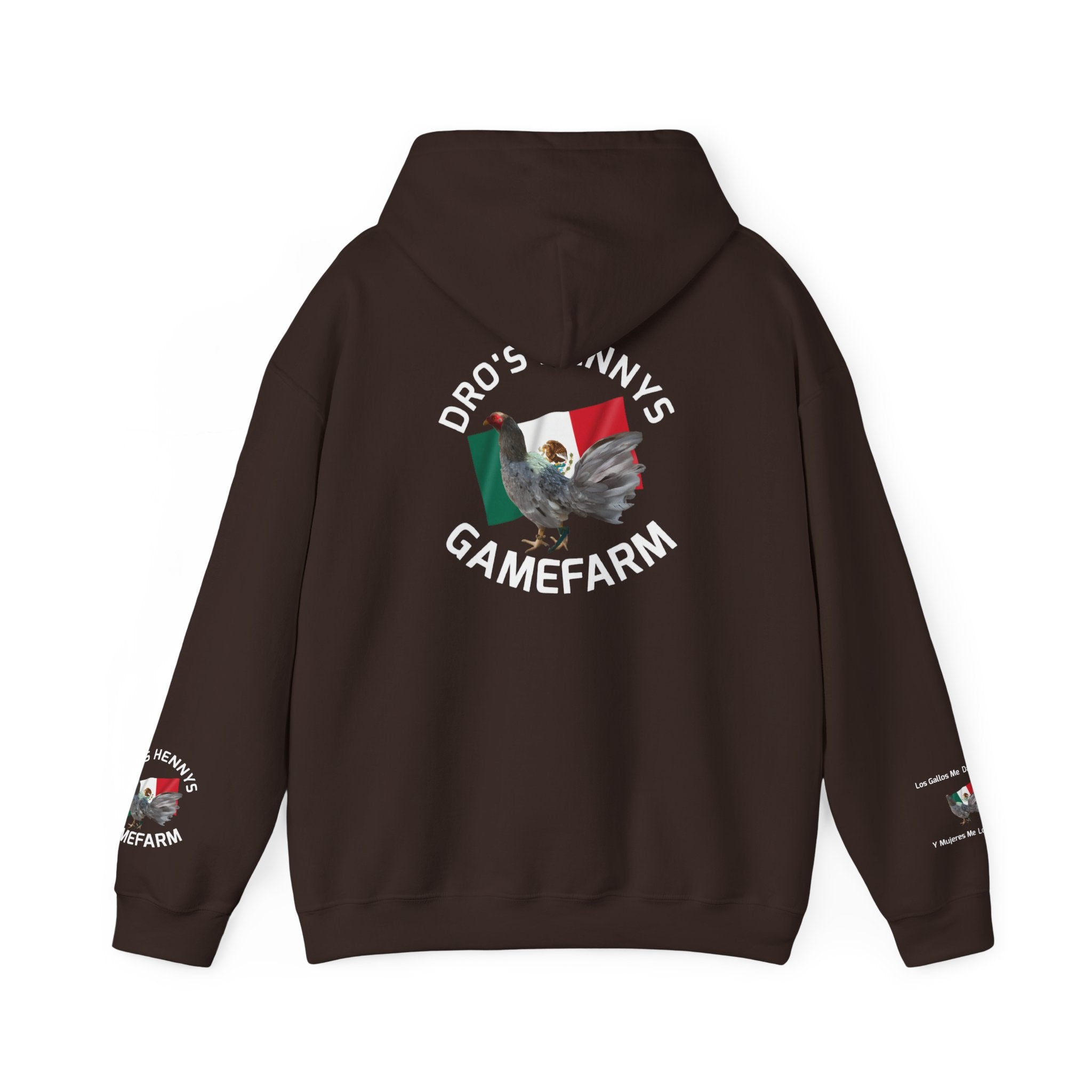 Henny-Gamefarm Hoodie — Dro's Kenny's Logo Sweatshirt (Mexican Flag)