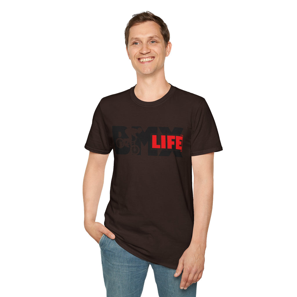 Rad- Life T-Shirt — Motocross Rider Tee with Back Number 33