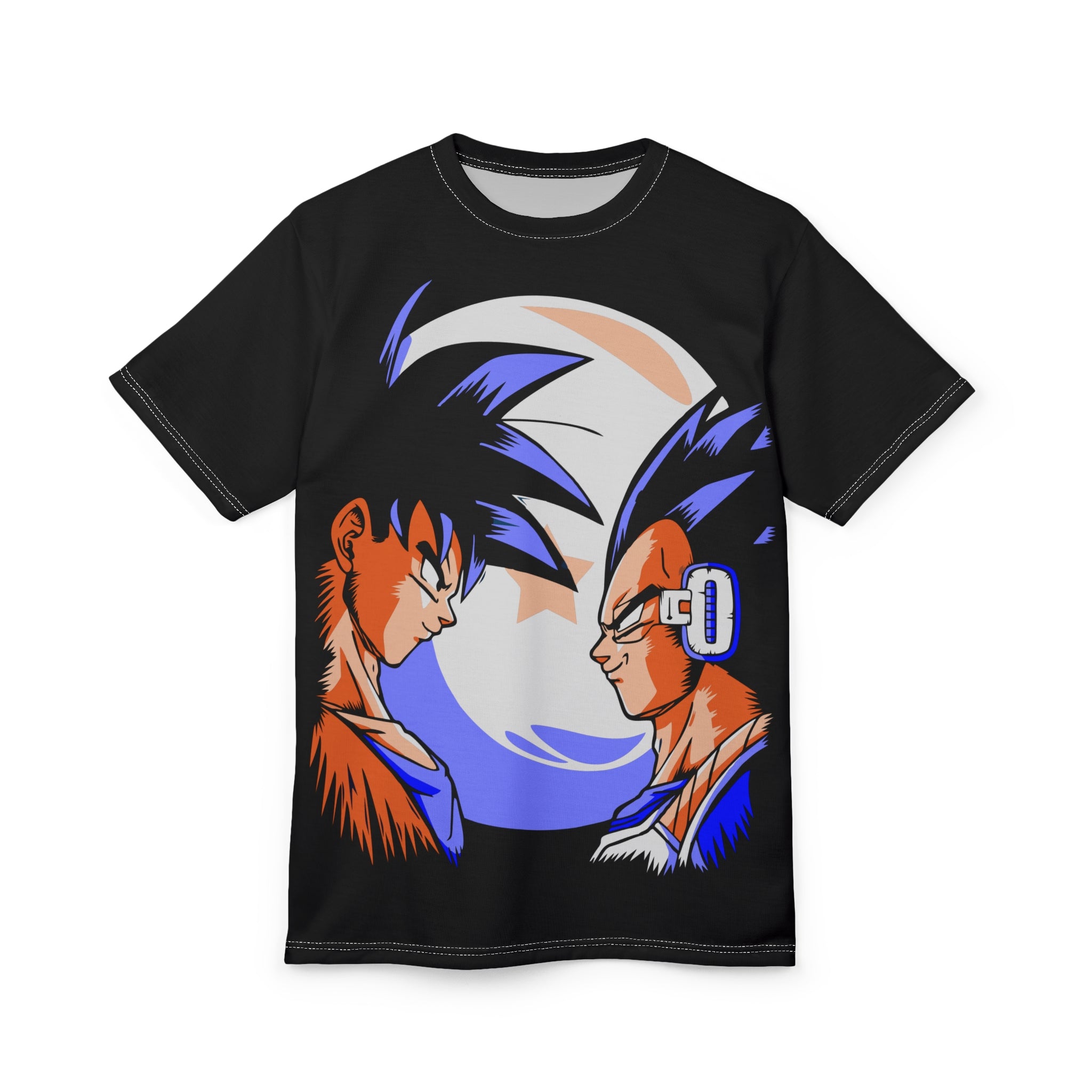 Dragon- Duel Anime Tee — Goku vs Vegeta Graphic T-Shirt