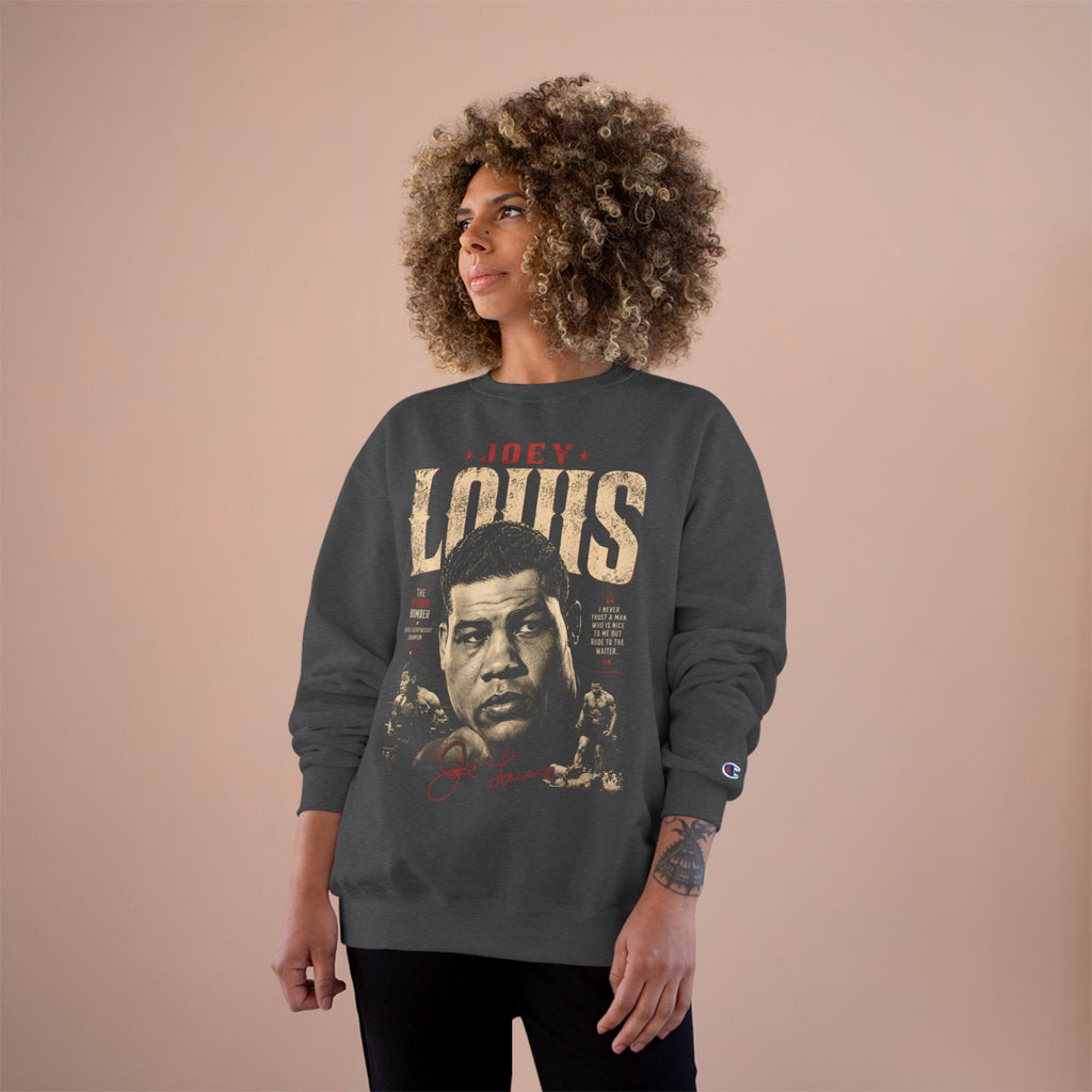 Retro Champion Tribute- Vintage Boxing Legend Graphic Crewneck