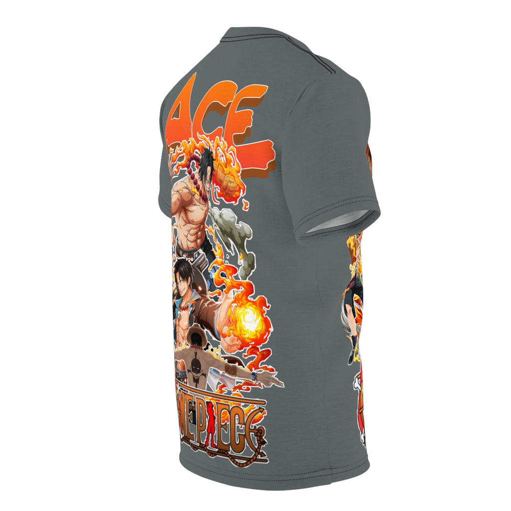 Anime-Ace Flames Graphic Tee