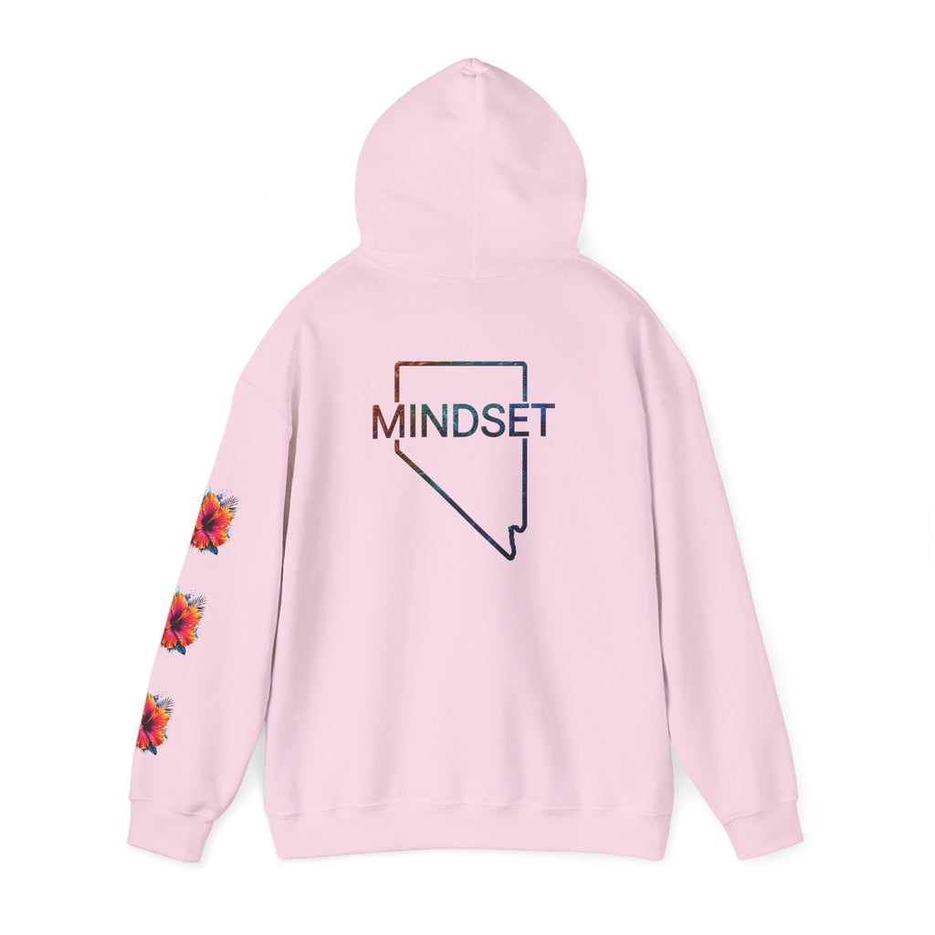 Tiff-Mindset Nevada Floral Hoodie — ‘Dream Believe’ Graphic Pullover