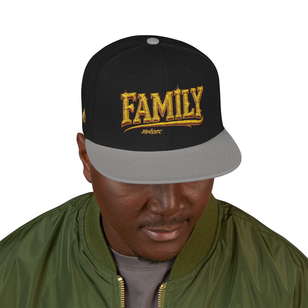 Hat- 'Family' Gold Snapback Hat – Urban Streetwear Cap