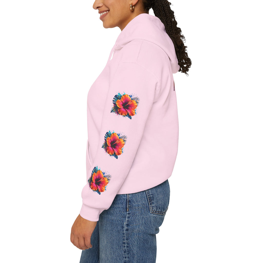 Tiff-Mindset Nevada Floral Hoodie — ‘Dream Believe’ Graphic Pullover