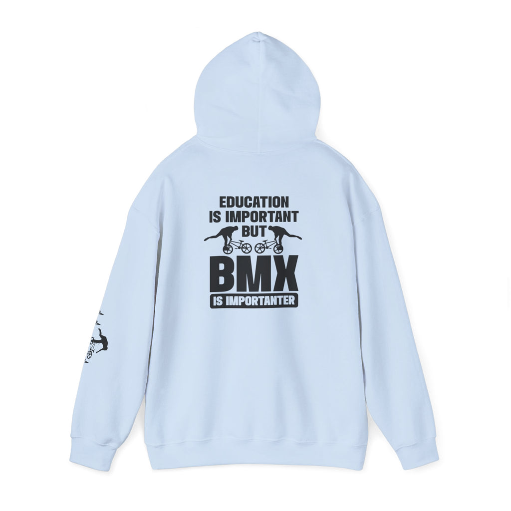 Rad-BMX Is Importanter Hoodie — Funny BMX Rider Sweatshirt