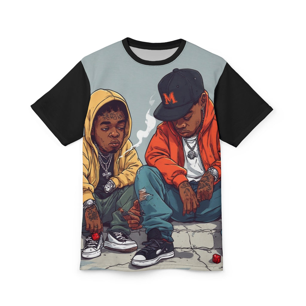 Mindset- Hip-Hop Street Art Tee — Two Kid Rappers Graphic Shirt