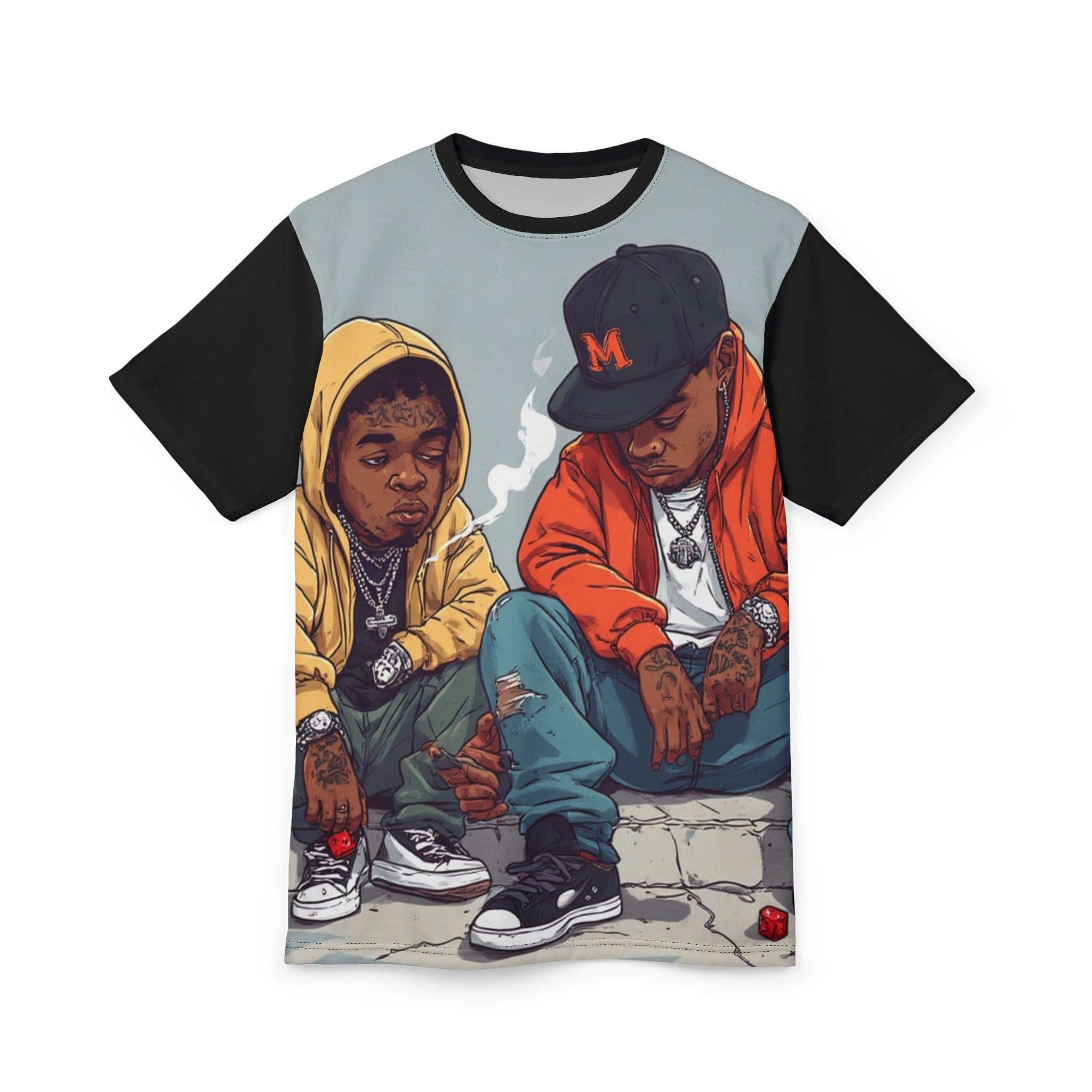 Mindset- Hip-Hop Street Art Tee — Two Kid Rappers Graphic Shirt