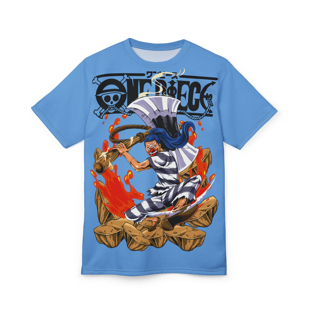 Anime -Pirate Crew Graphic Tee — Flame Warrior All-Over Print