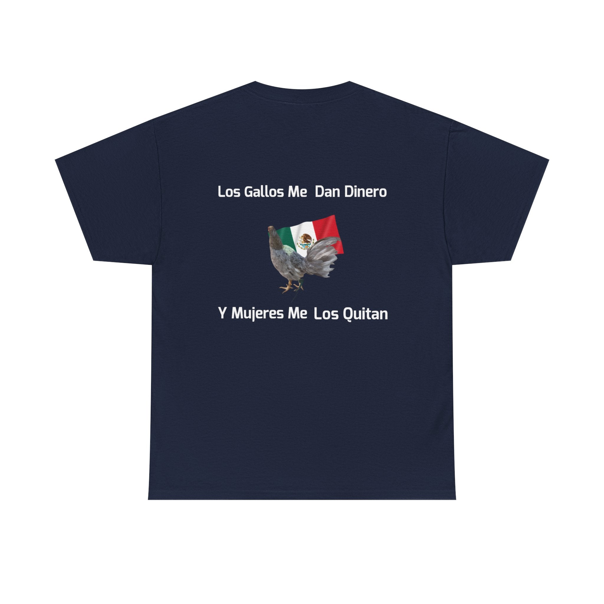 Henny-Gamefowl Tee — "Dro's Henny's Gamefarm" Mexican Flag Rooster Shirt