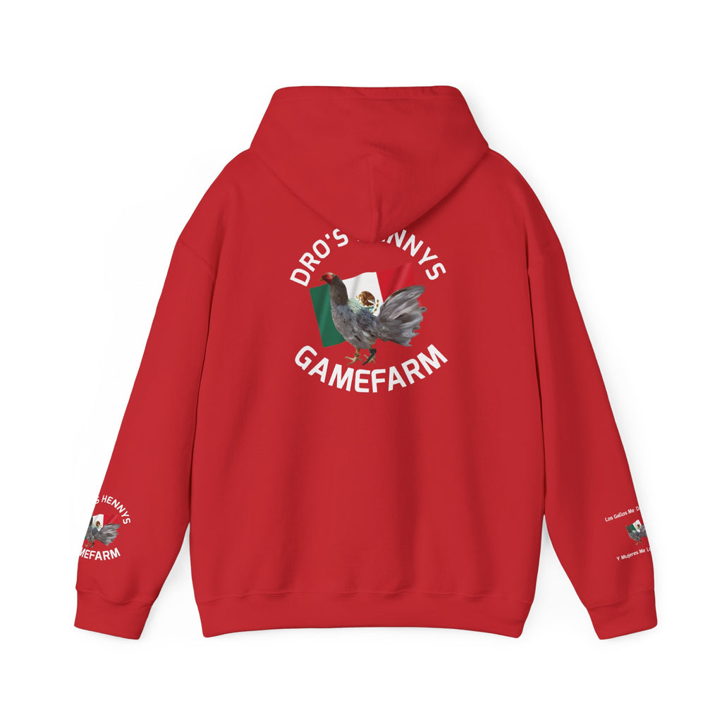 Henny-Gamefarm Hoodie — Dro's Kenny's Logo Sweatshirt (Mexican Flag)