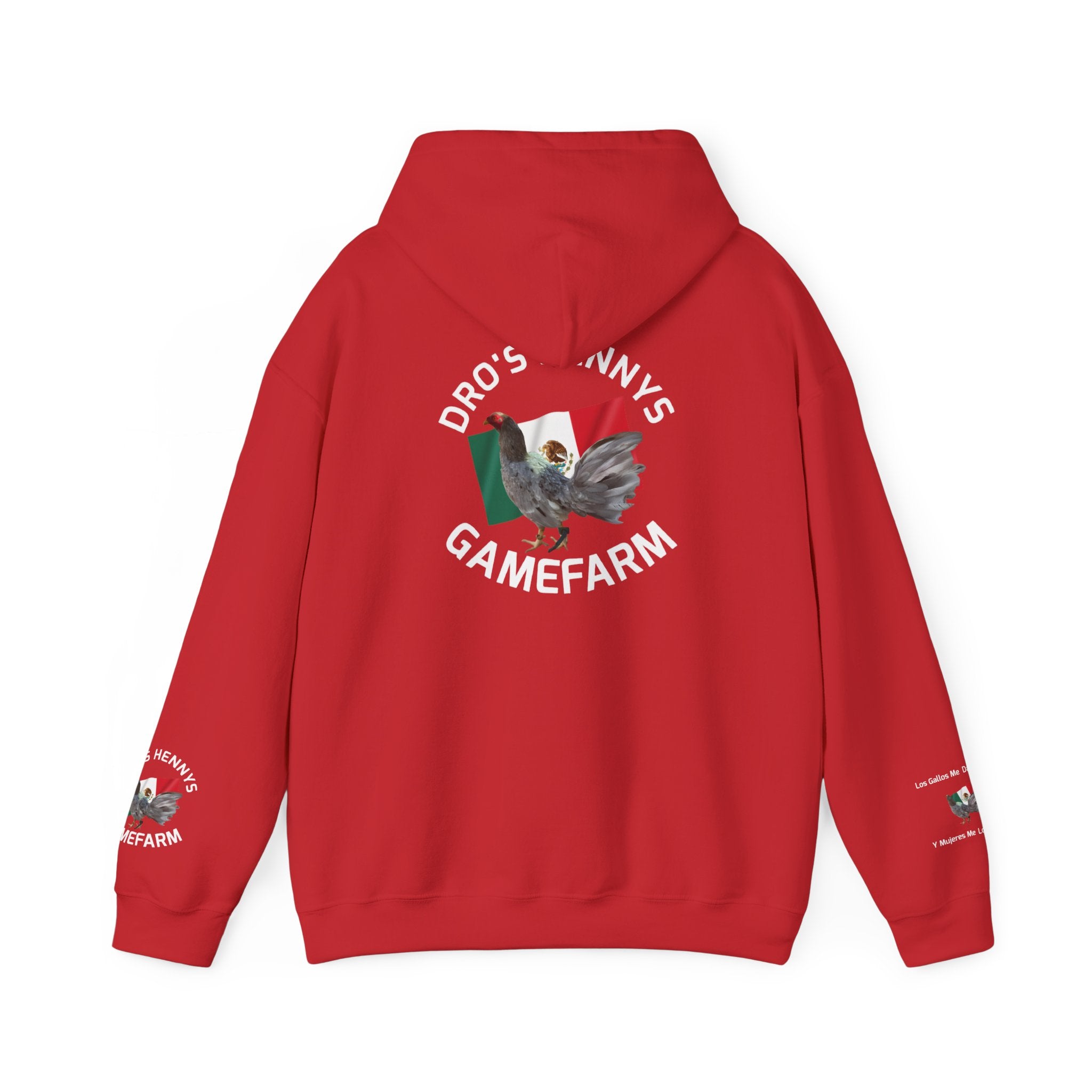 Henny-Gamefarm Hoodie — Dro's Kenny's Logo Sweatshirt (Mexican Flag)