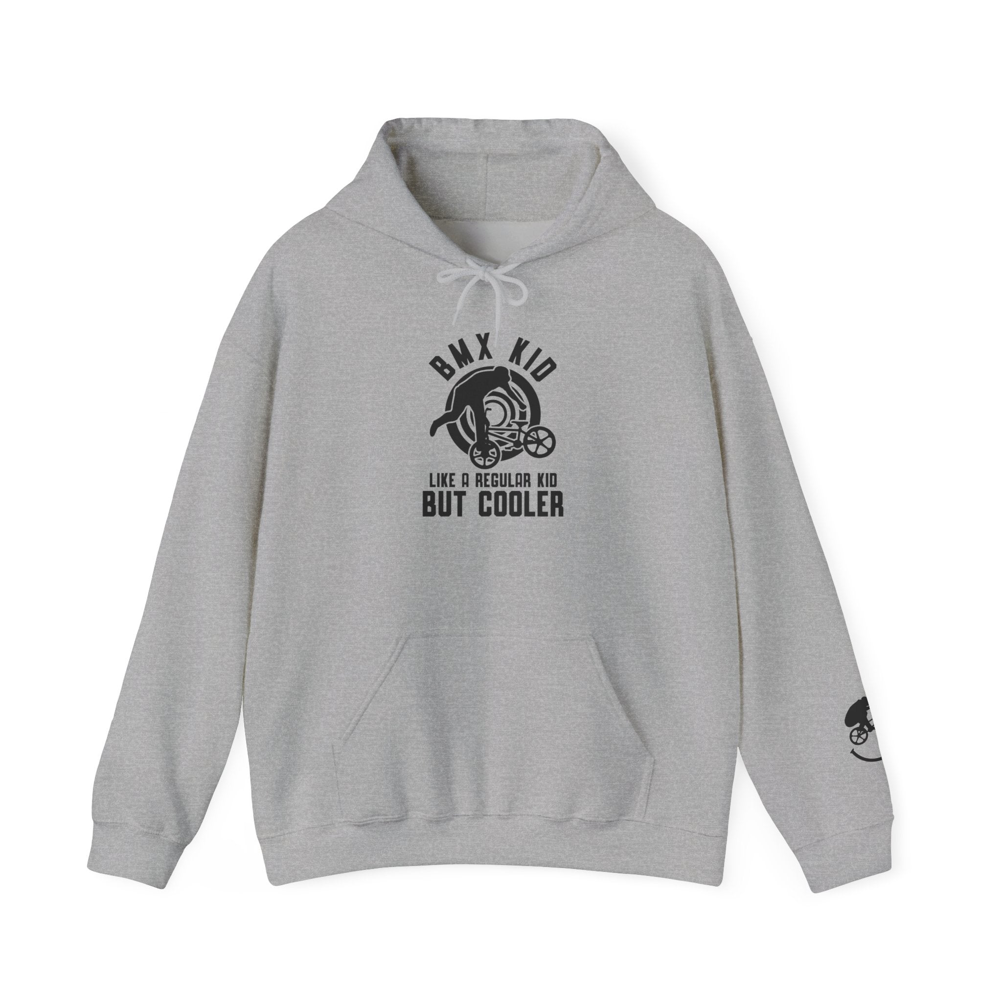 Rad-BMX Kid Hoodie — "Like a Regular Kid But Cooler" Youth BMX Pullover