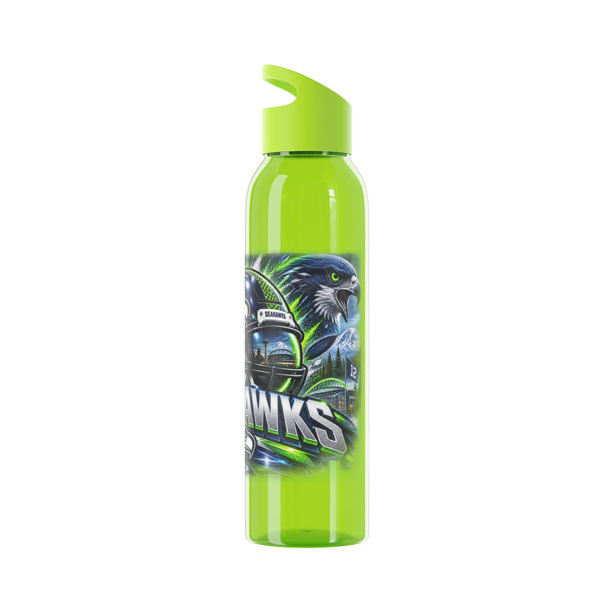 ZzTeam-Helmet Graphic Water Bottle