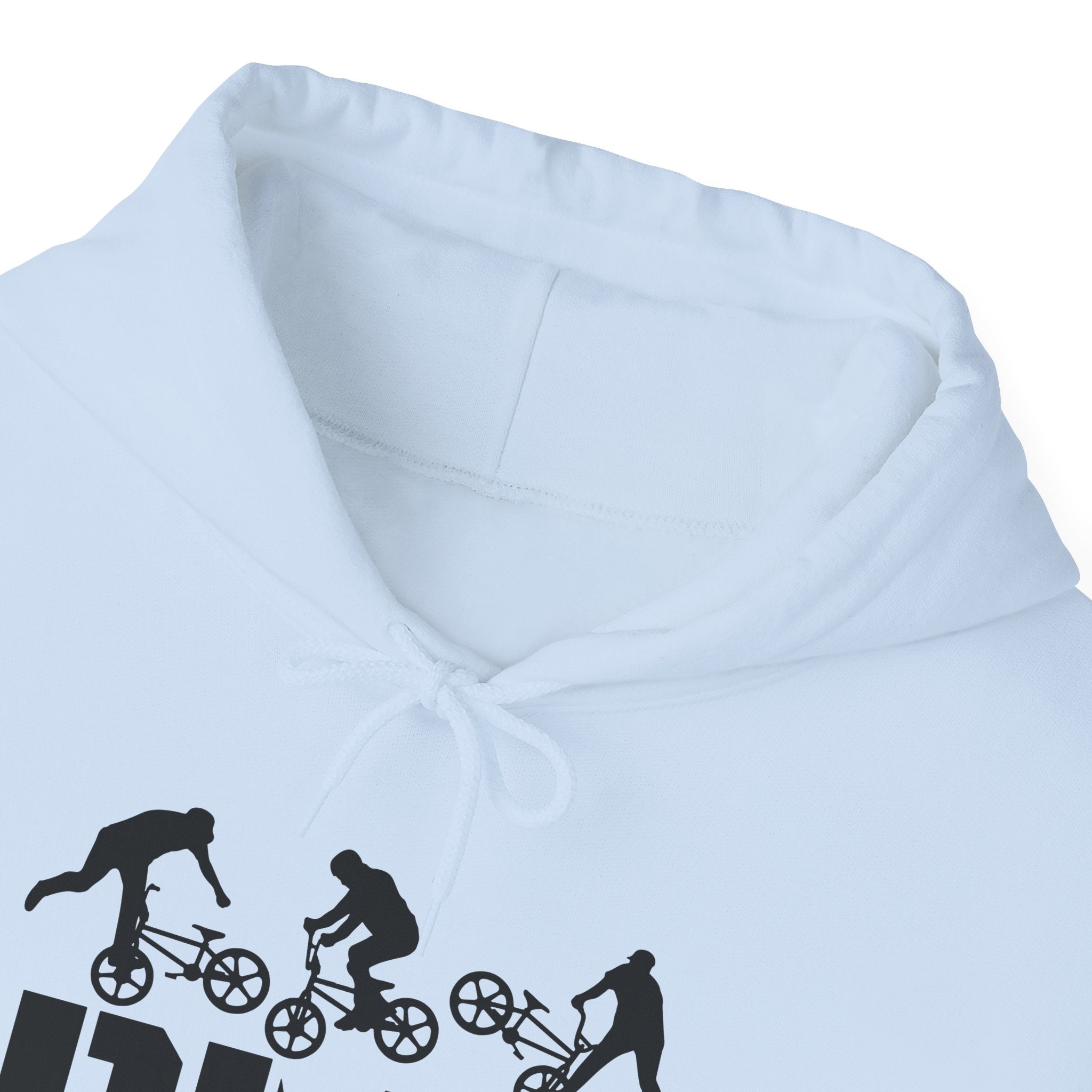 Rad-BMX Rider Hoodie — BMX Stunt Silhouettes Pullover for Riders & Fans