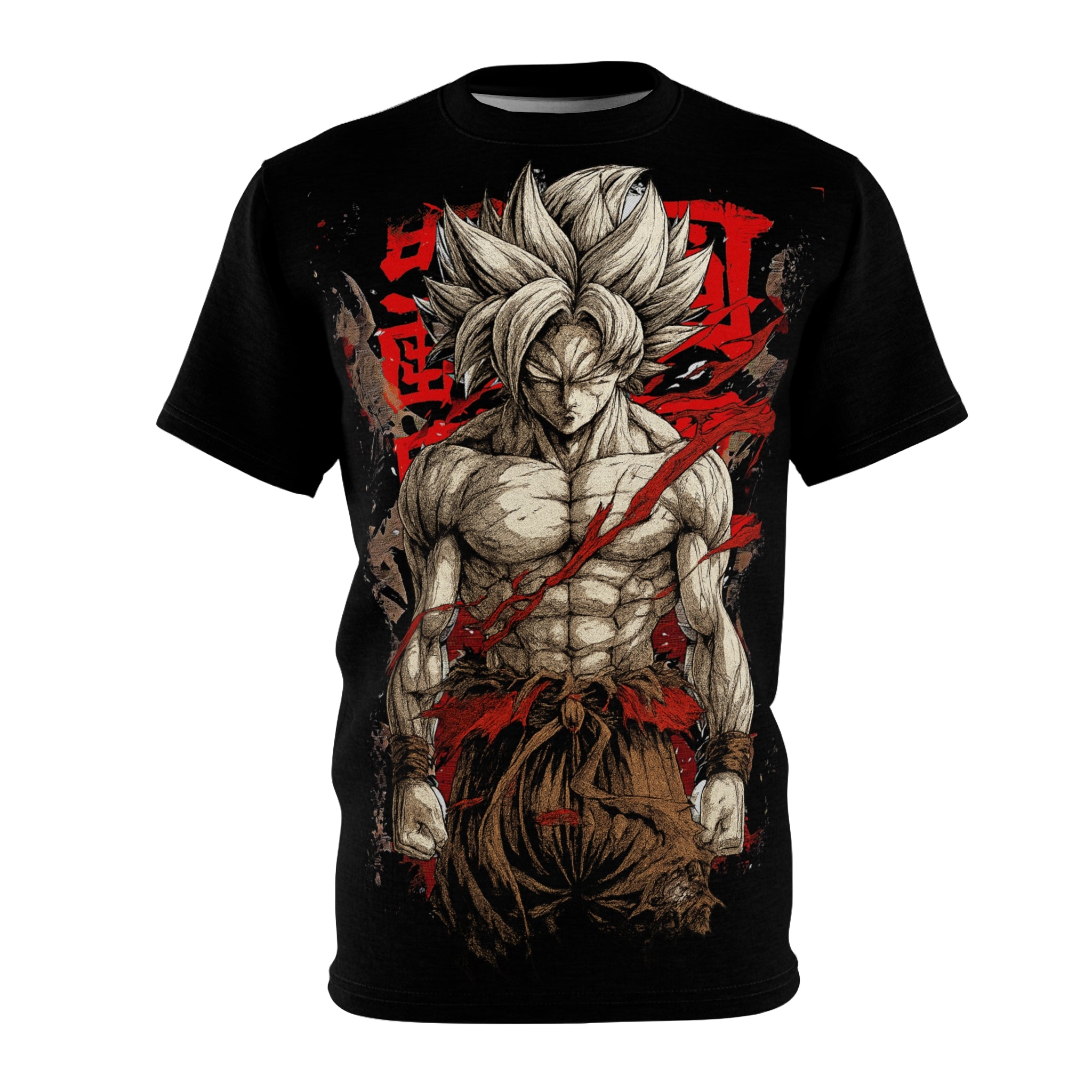 Dragon- Warrior Graphic Tee — Anime Fighter All-Over Print