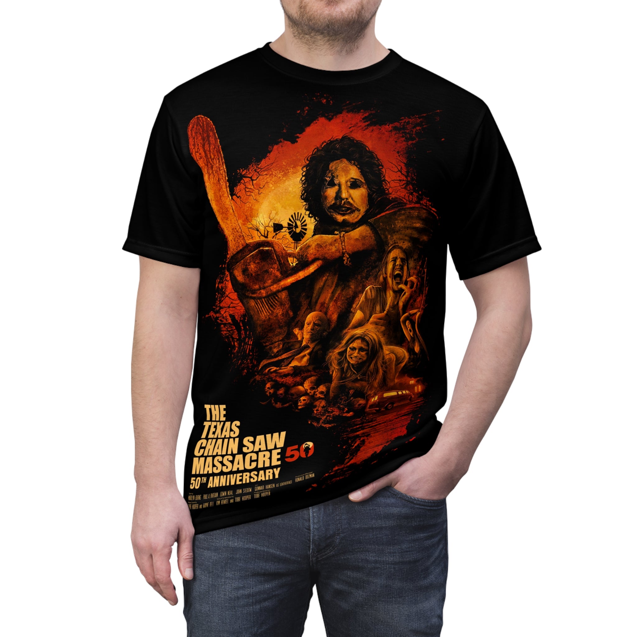 Movie-The Texas Chain 50th Anniversary Tee