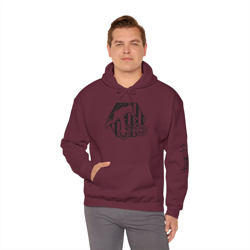 Rad-BMX Is Importanter Hoodie — Funny BMX Rider Sweatshirt