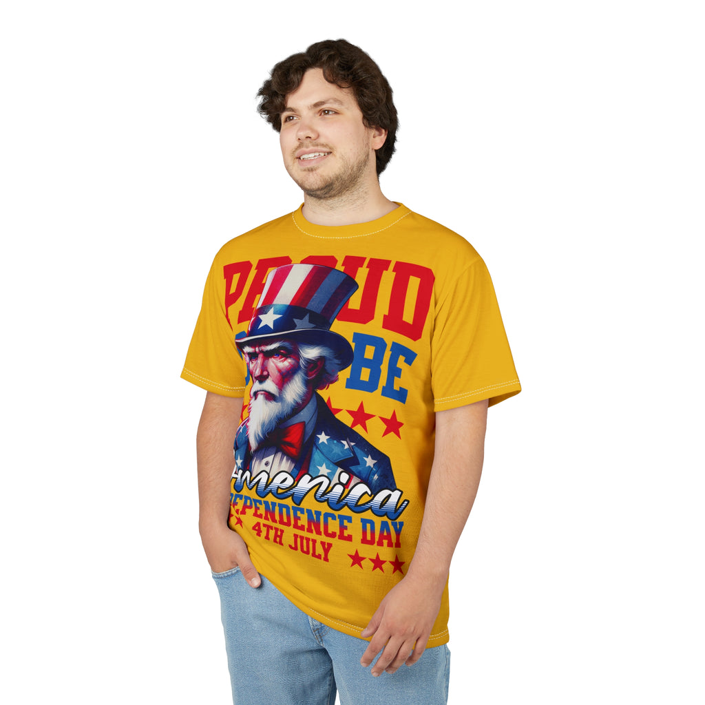 America-Independence Day T-Shirt — "Proud to be America" 4th of July Patriotic Tee