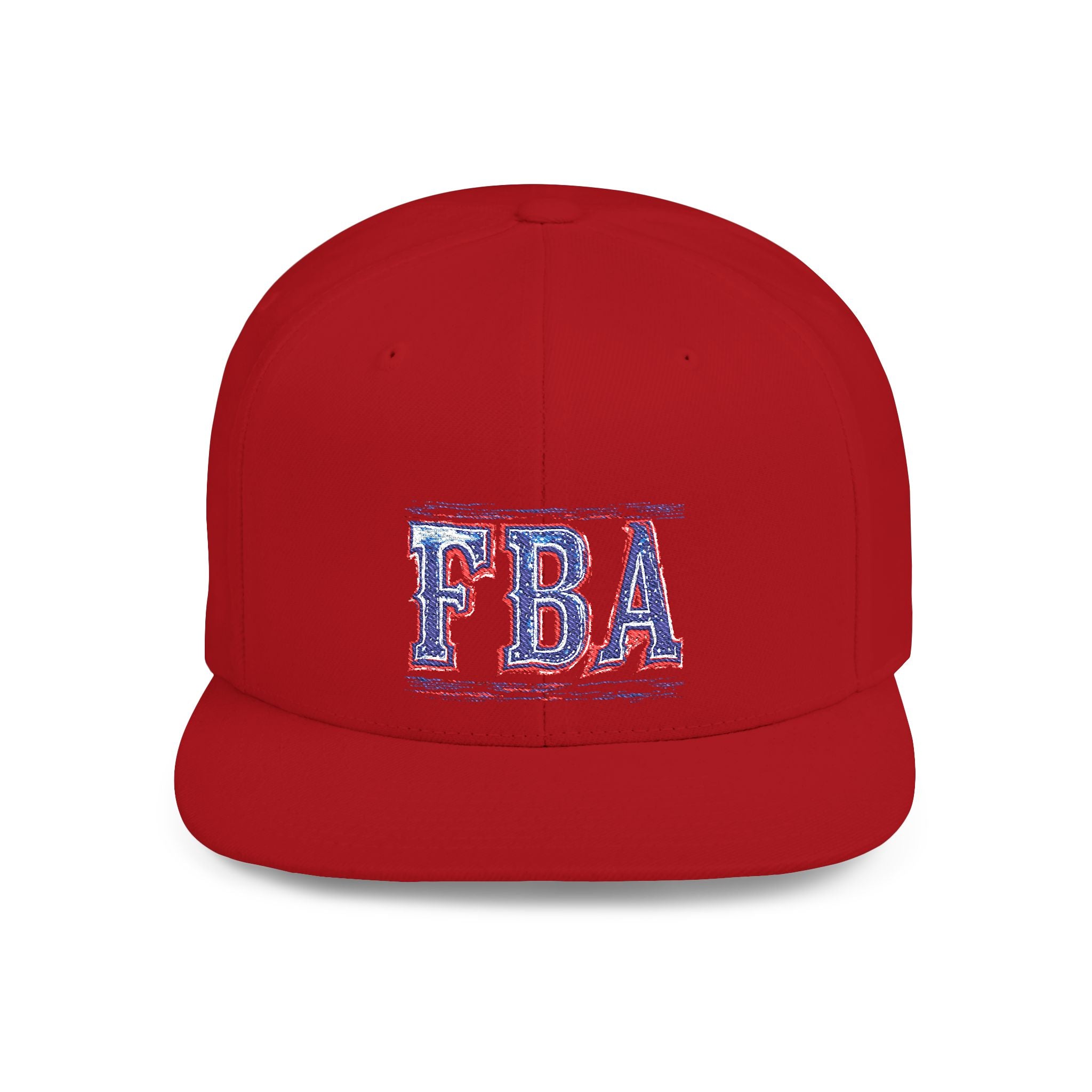 FBA- Distressed Patch Snapback Hat