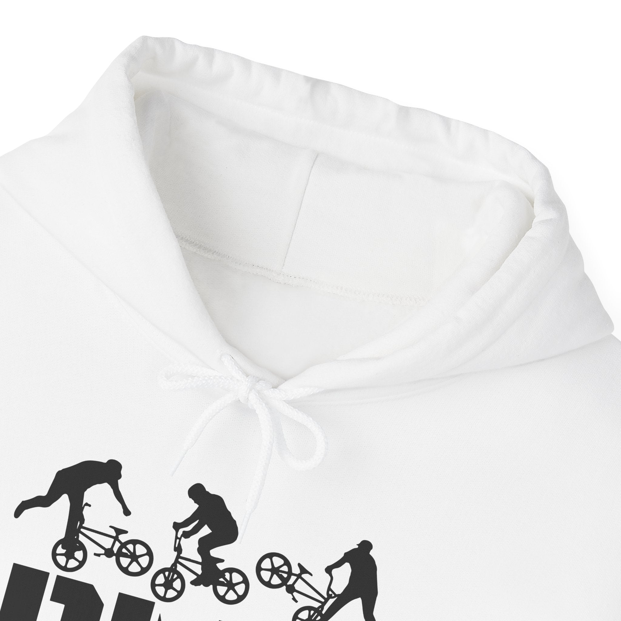 Rad-BMX Rider Hoodie — BMX Stunt Silhouettes Pullover for Riders & Fans