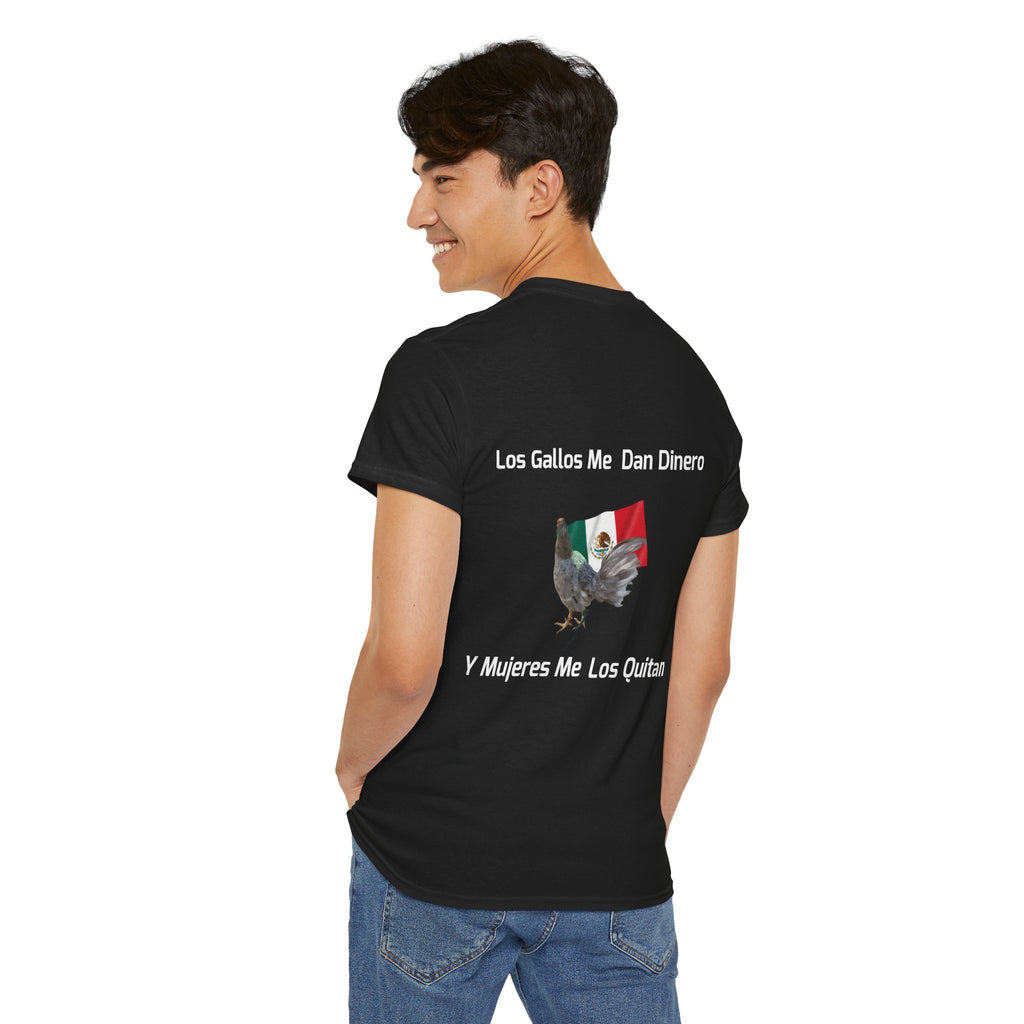 Henny-Gamefowl Tee — "Dro's Henny's Gamefarm" Mexican Flag Rooster Shirt