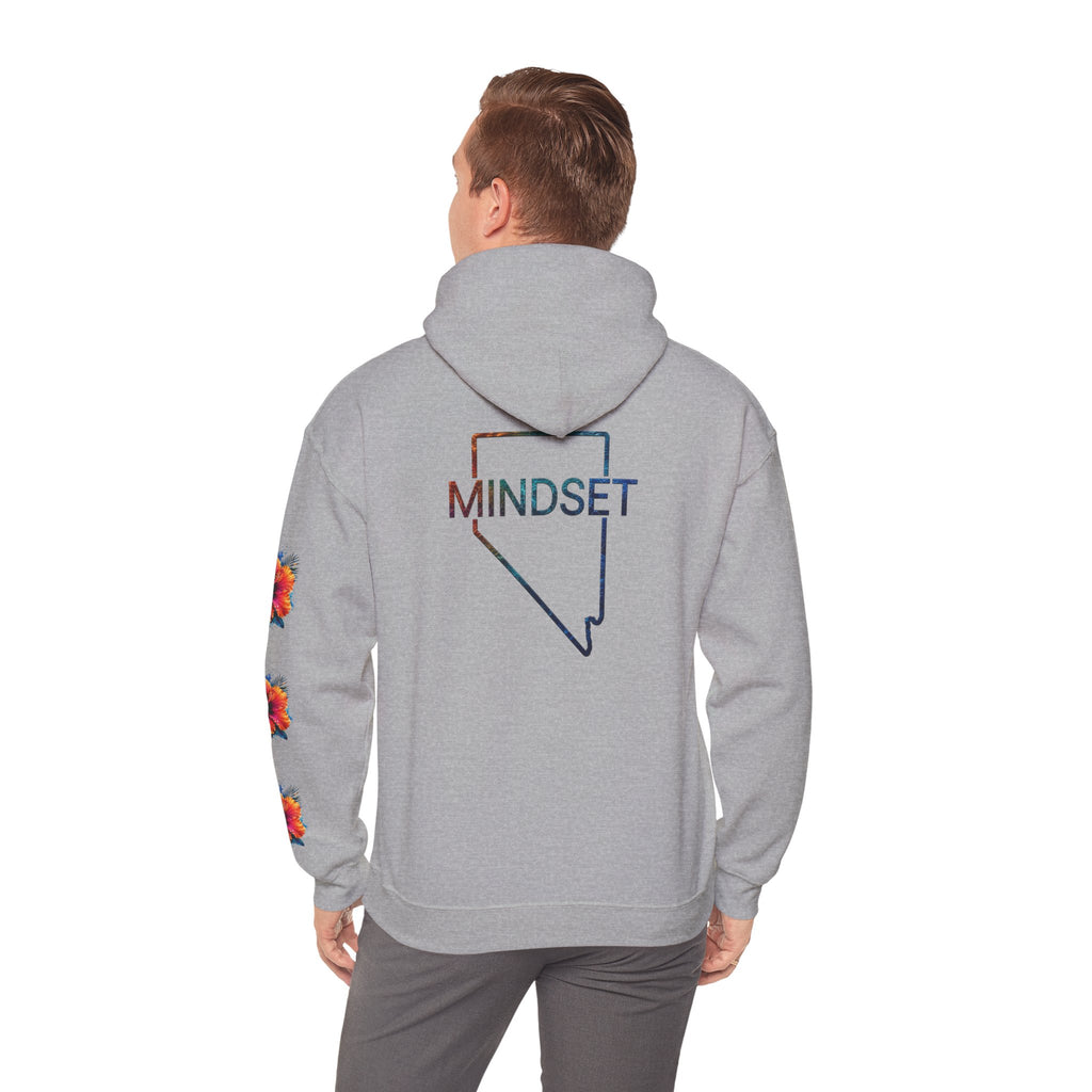 Tiff-Mindset Nevada Floral Hoodie — ‘Dream Believe’ Graphic Pullover