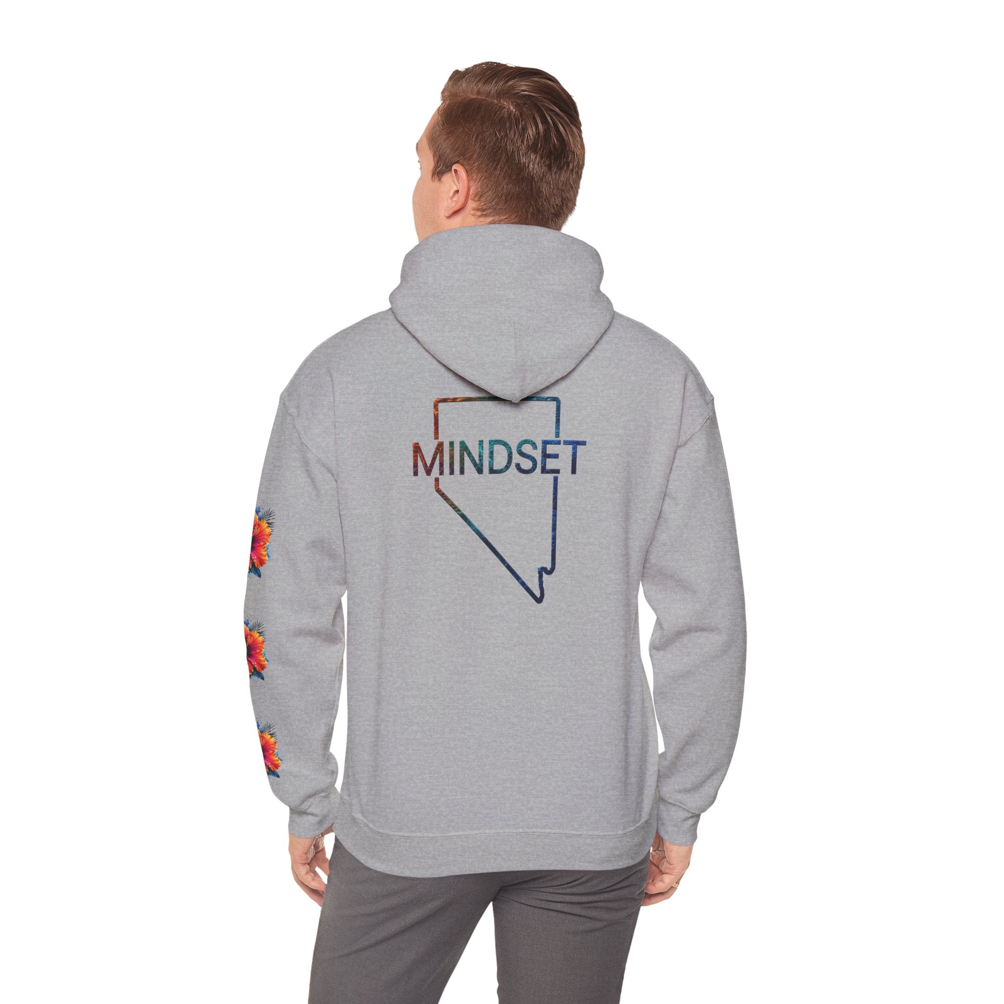 Tiff-Mindset Nevada Floral Hoodie — ‘Dream Believe’ Graphic Pullover