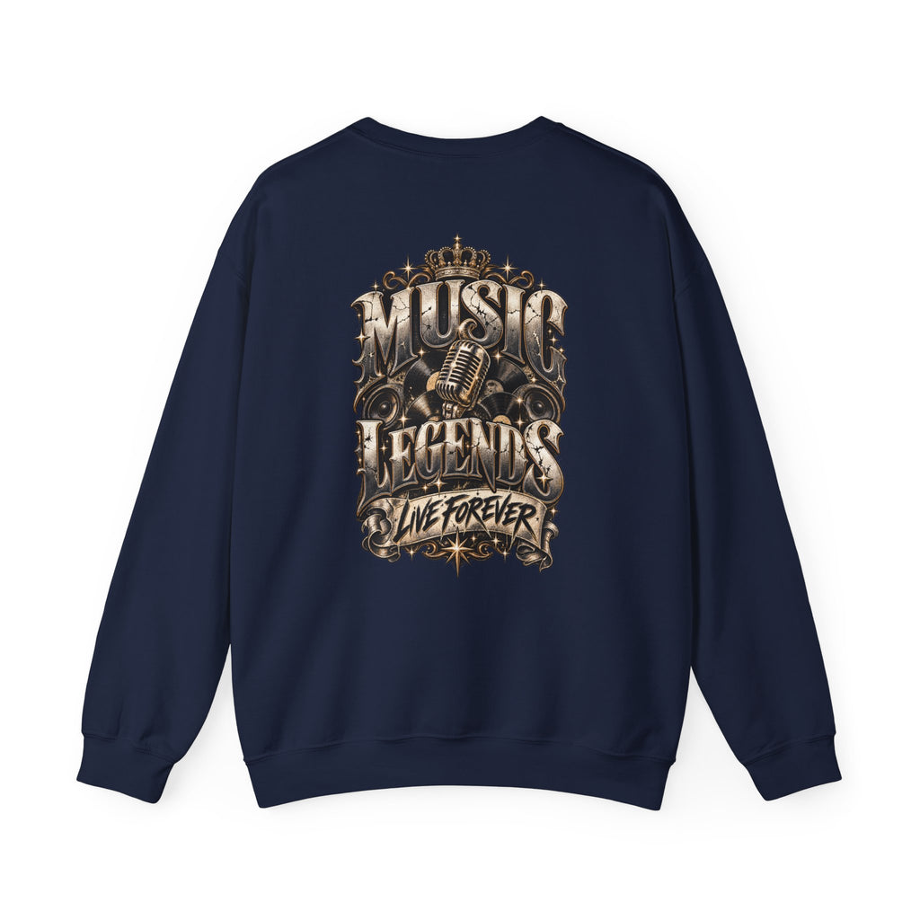 Legends- Crewneck Sweatshirt — "Ray Charles" Tribute Graphic