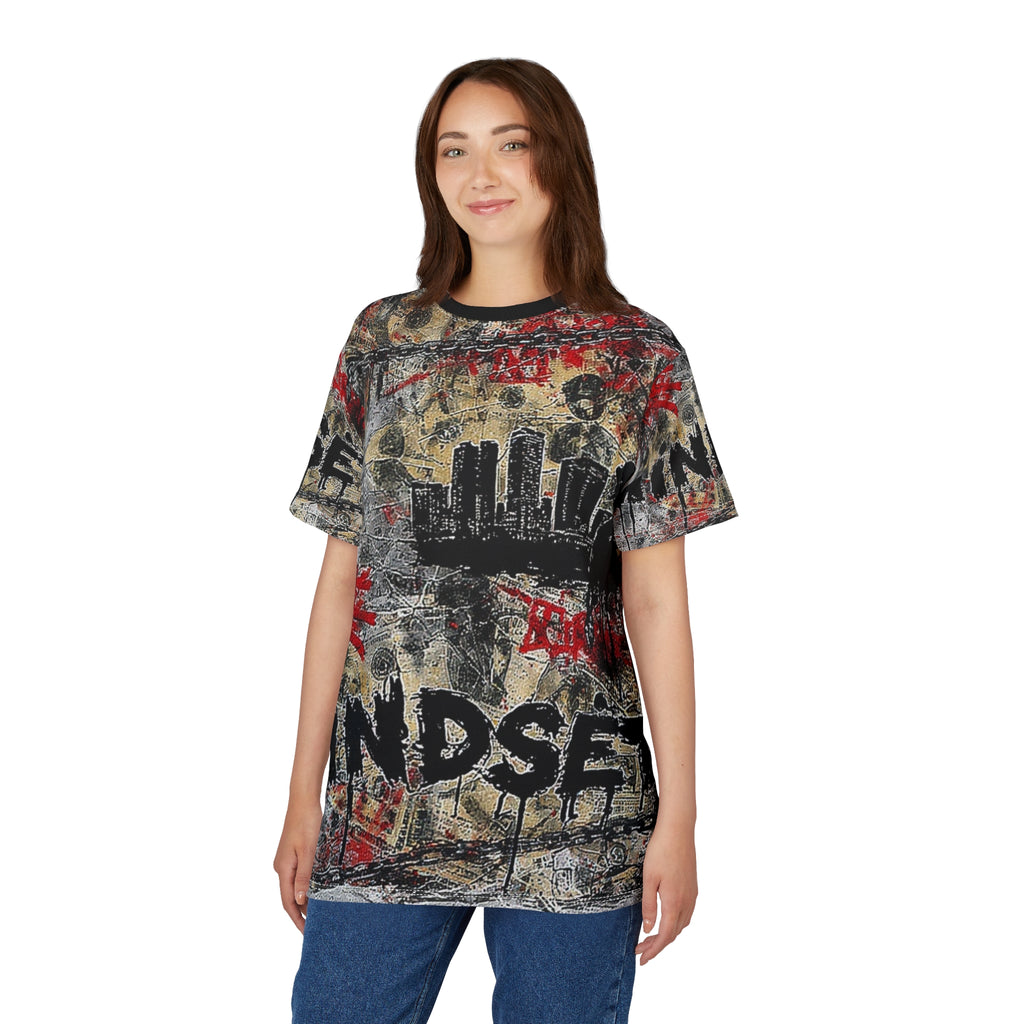 Mindset- Urban Graffiti Mindset Tee — All-Over Print Streetwear