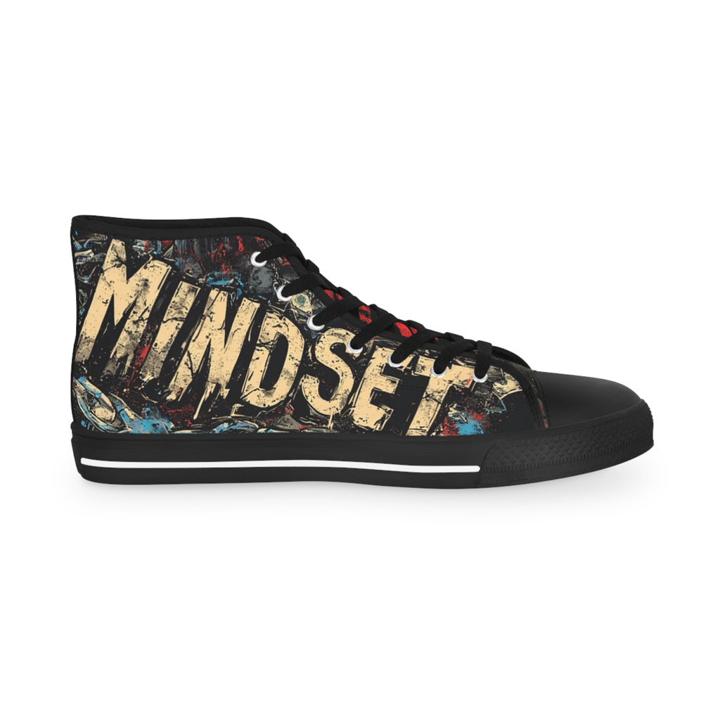 Shoes-Mindset-Grunge 'Windsurf' High Top Sneakers — Men's Retro Streetwear Canvas Shoes