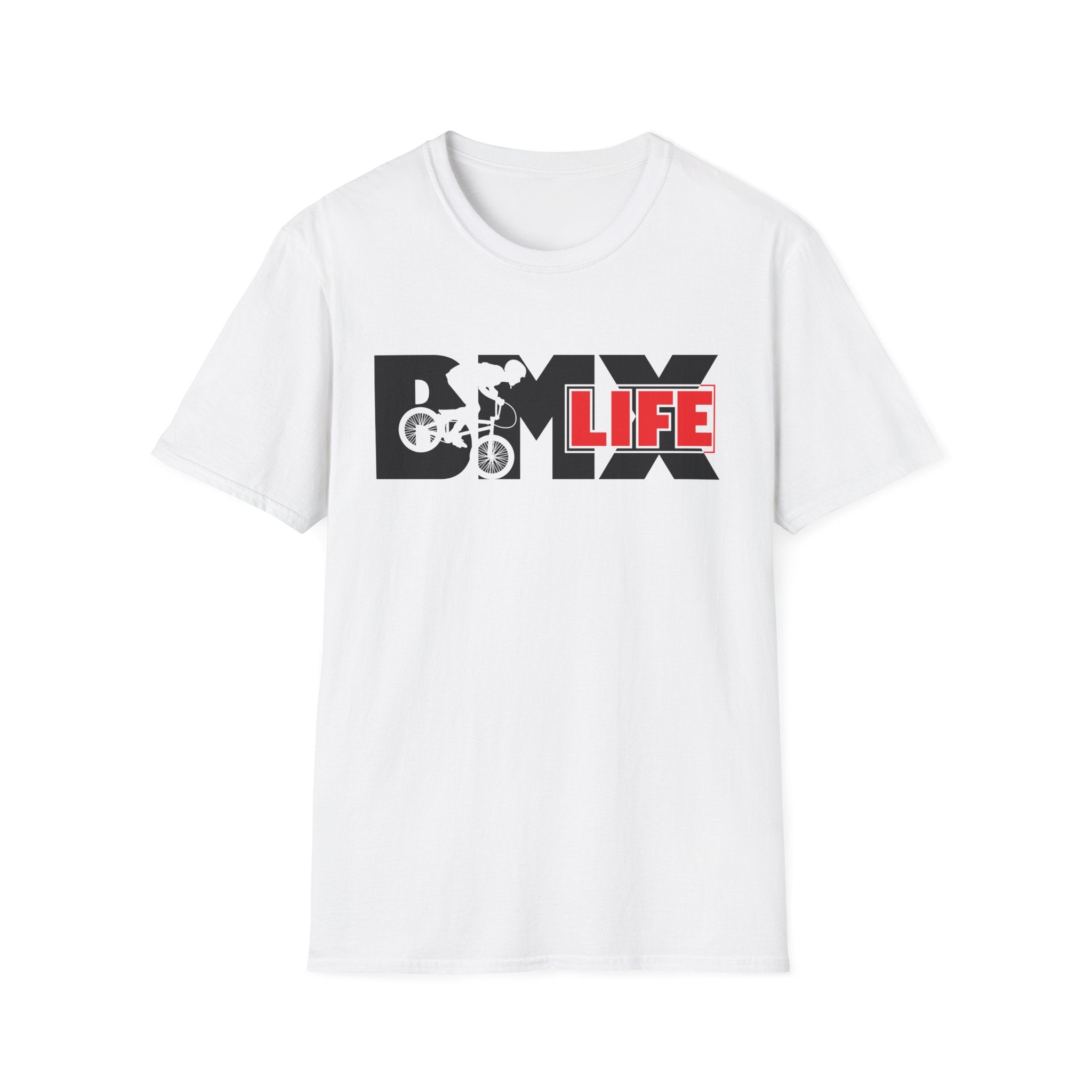 Rad- Life T-Shirt — Motocross Rider Tee with Back Number 33