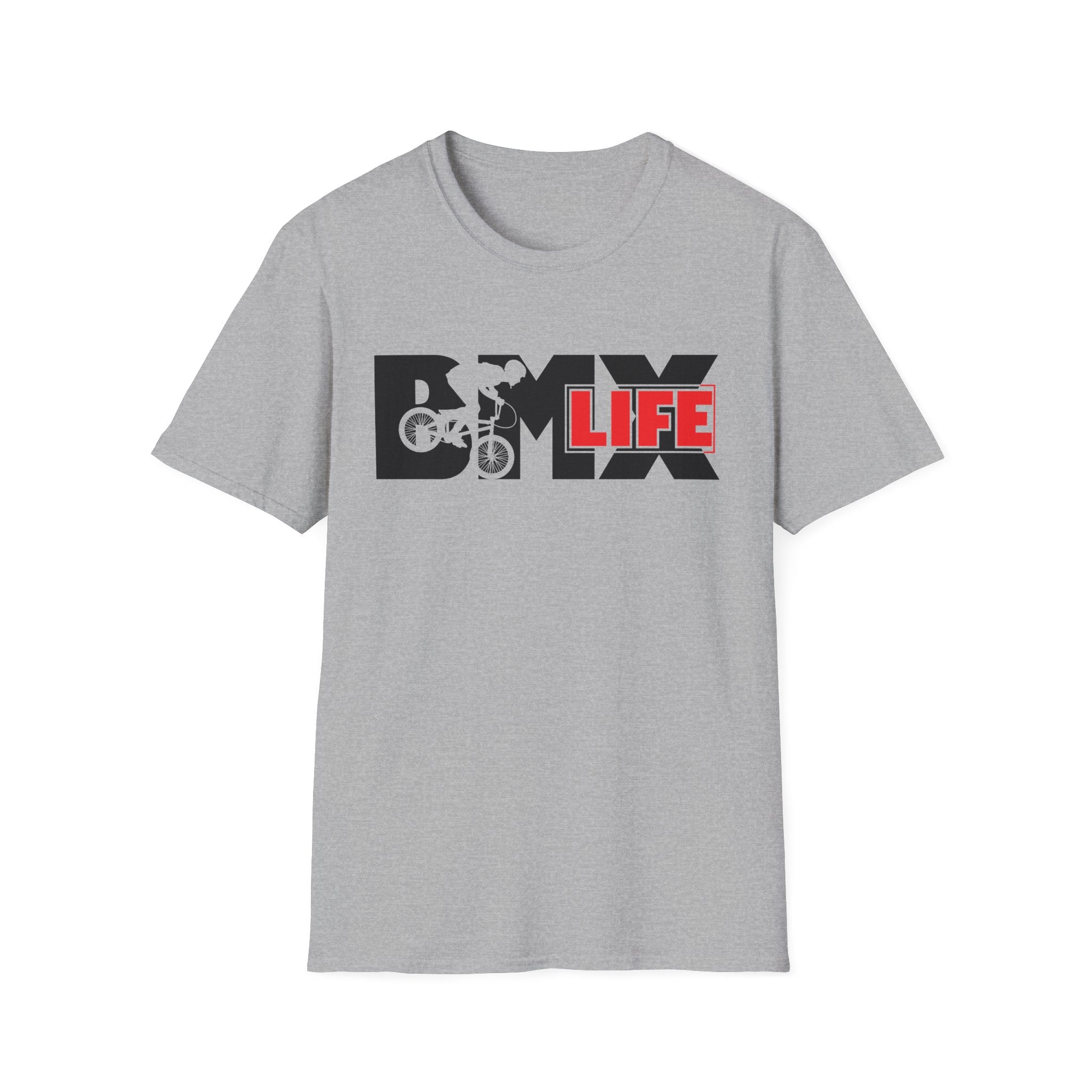 Rad- Life T-Shirt — Motocross Rider Tee with Back Number 33